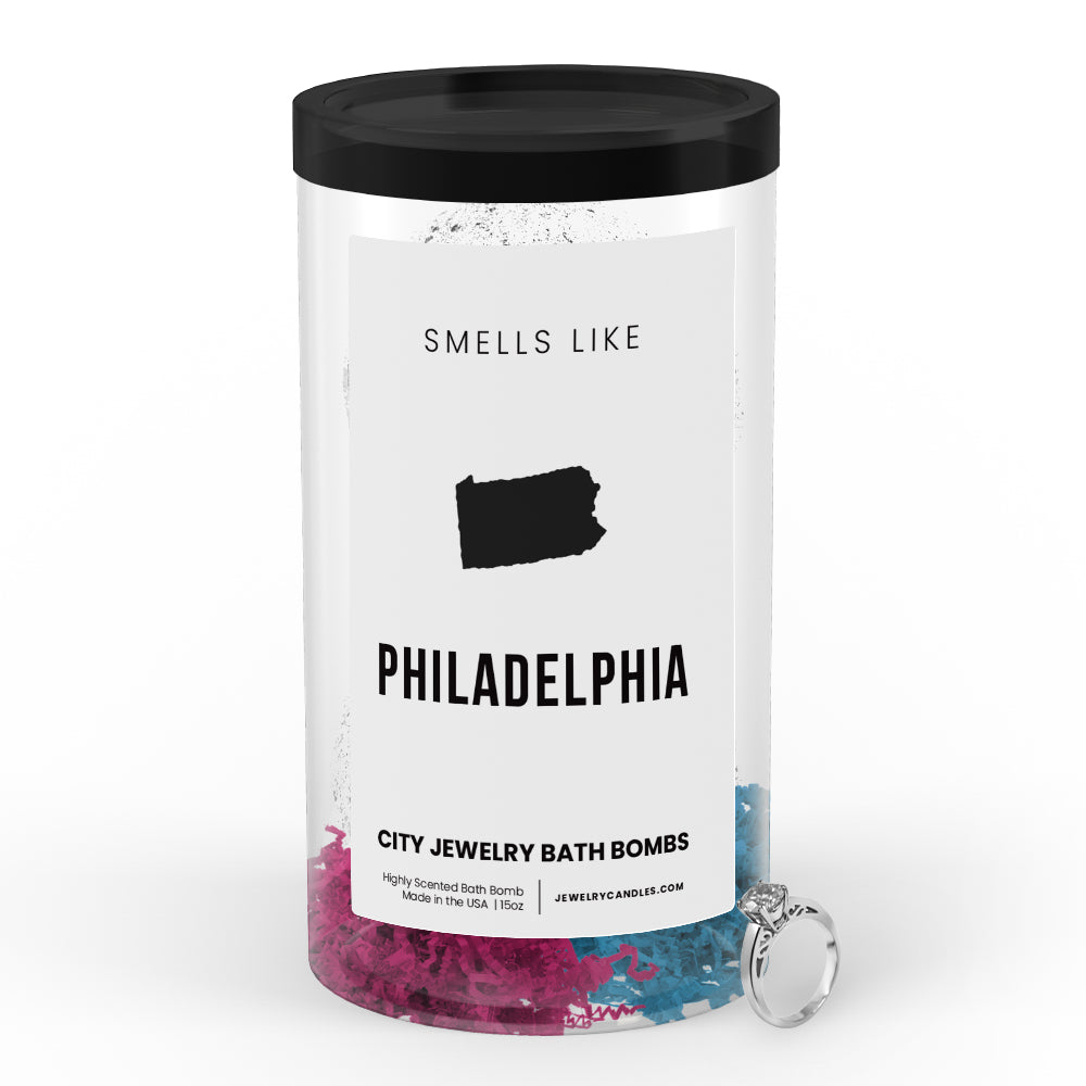 Smells Like Philadelphia City Jewelry Bath Bombs