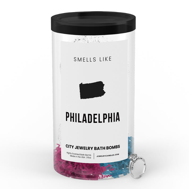 Smells Like Philadelphia City Jewelry Bath Bombs