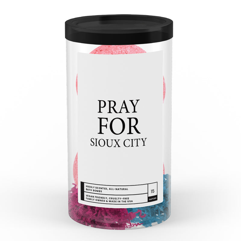 Pray For Sioux City Bath Bomb Tube