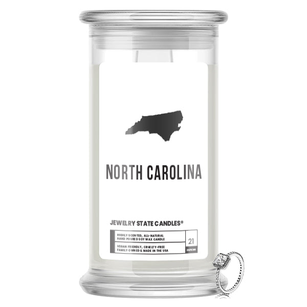 North Carolina Jewelry State Candles