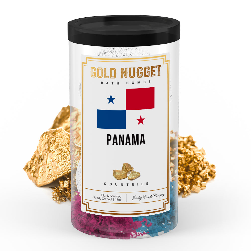 Panama Countries Gold Nugget Bath Bombs