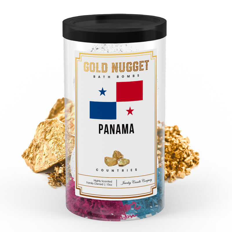 Panama Countries Gold Nugget Bath Bombs