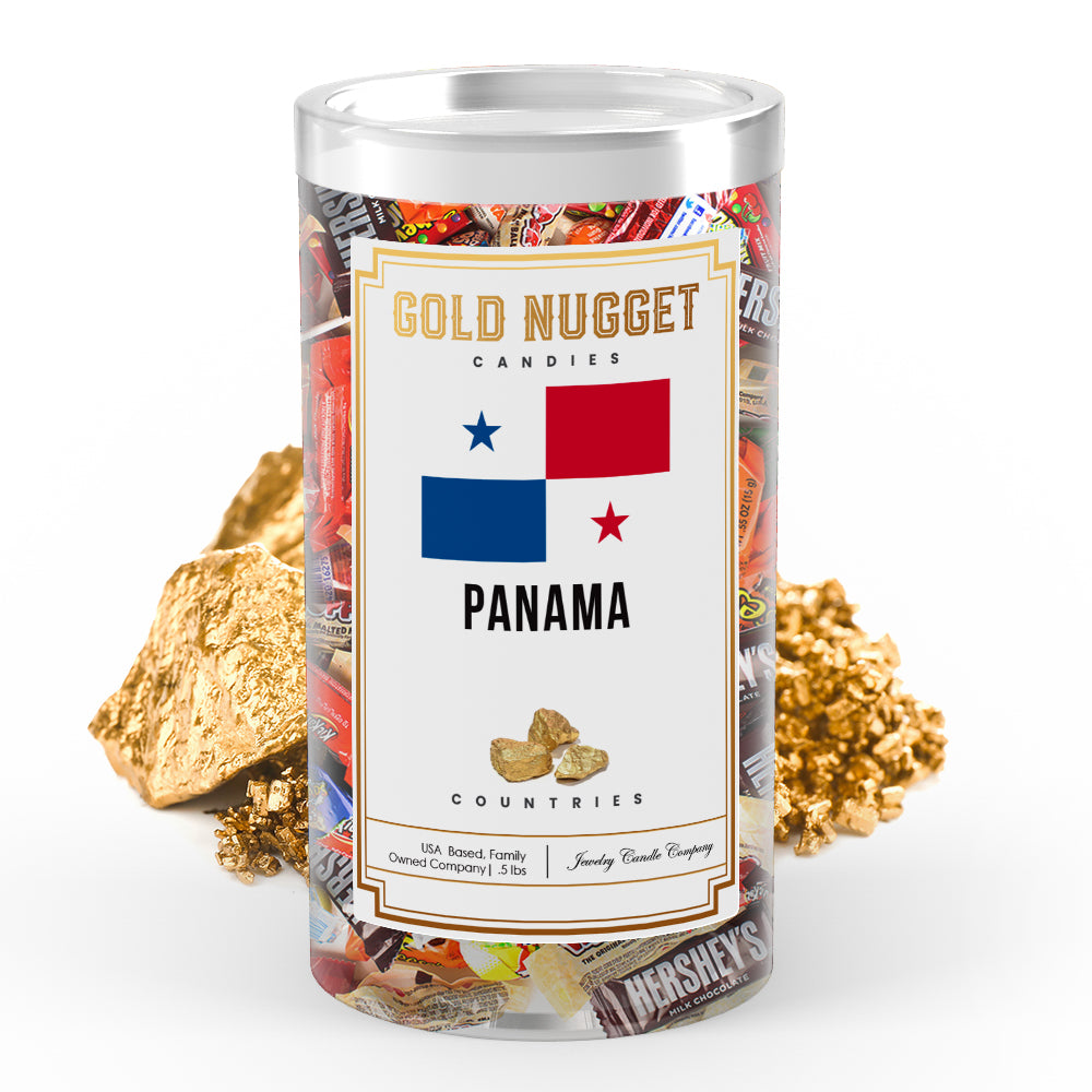 Panama Countries Gold Nugget Candy