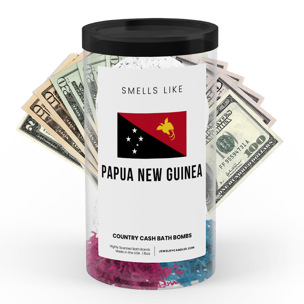 Smells Like Papua New Guinea Country Cash Bath Bombs