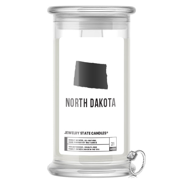 North Dakota Jewelry State Candles