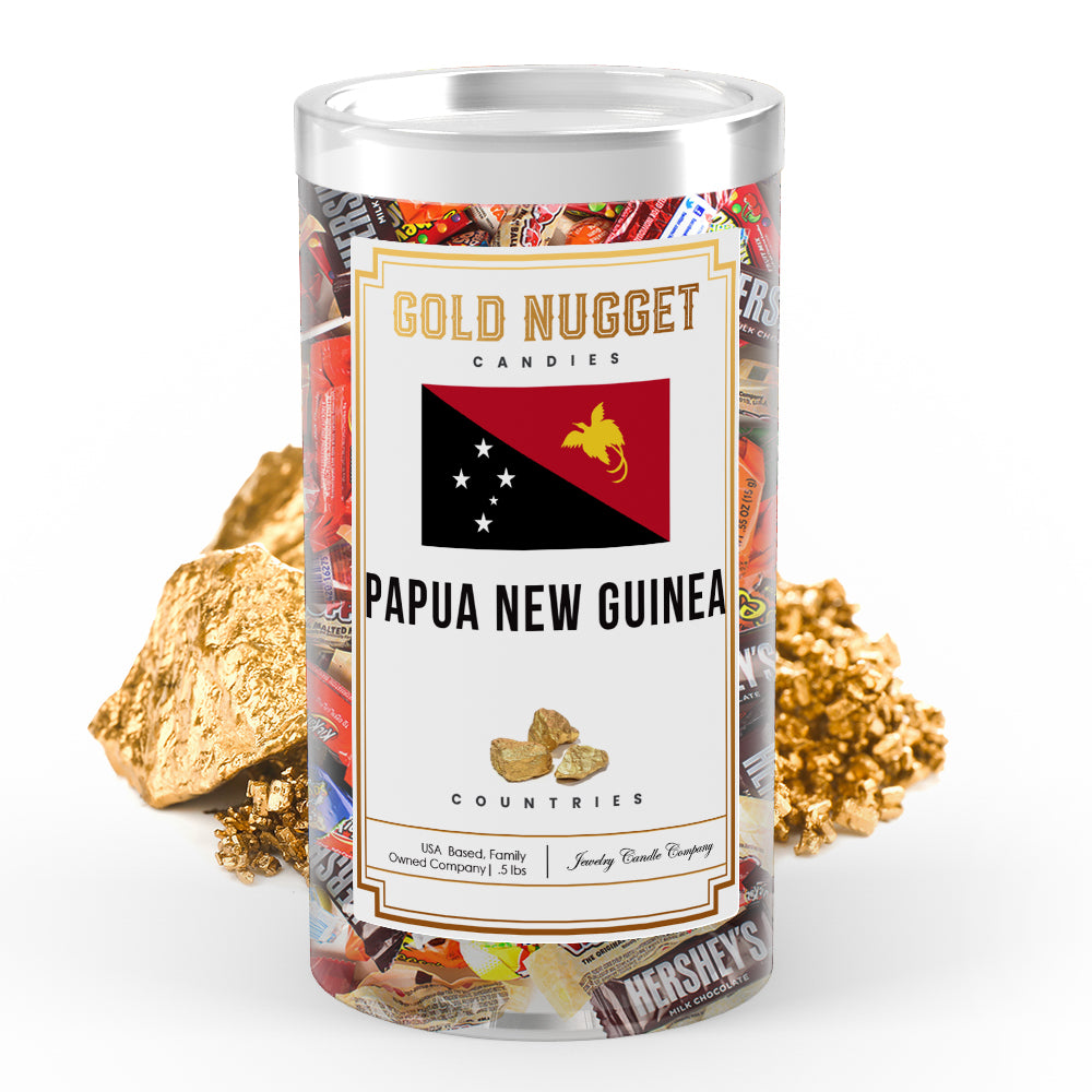 Papua New Guinea Countries Gold Nugget Candy