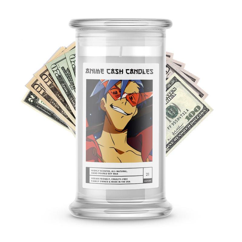 Kamina | Anime Cash Candle
