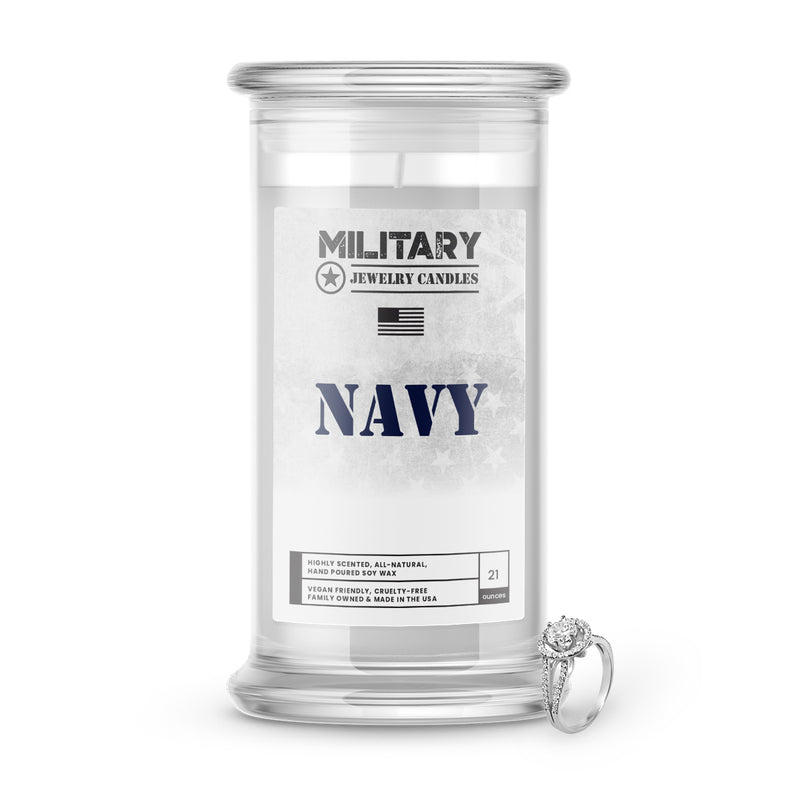 NAVY | Military Jewelry Candles