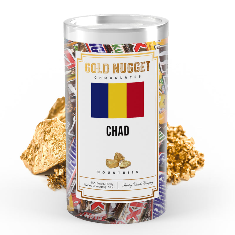 Chad Countries Gold Nugget Chocolates