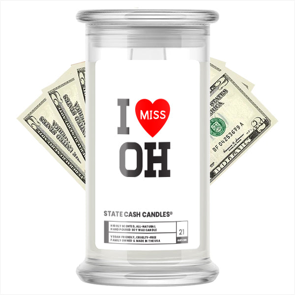 I miss OH State Cash Candle