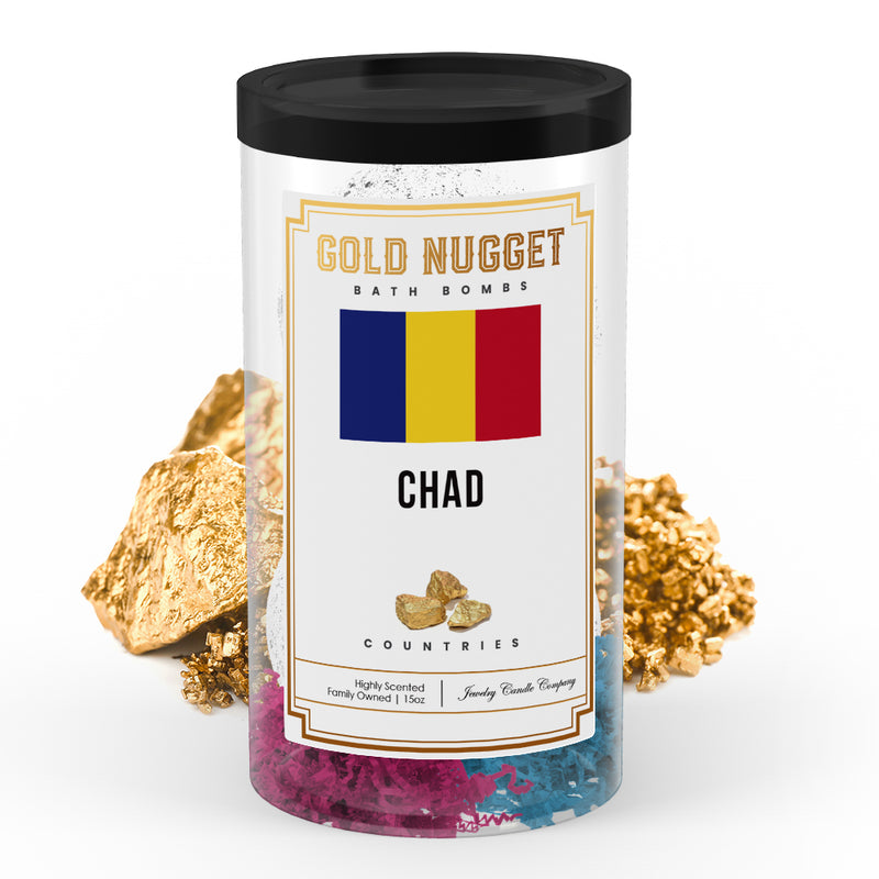 Chad Countries Gold Nugget Bath Bombs