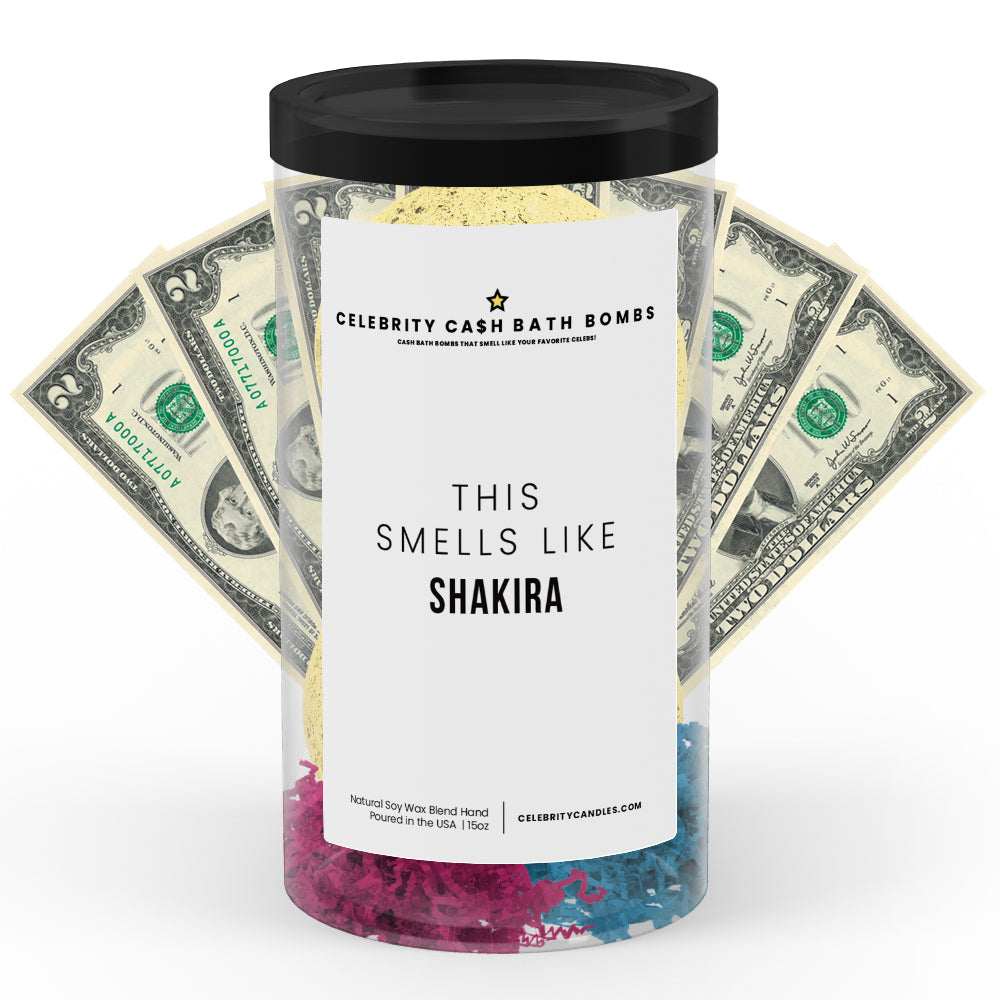This Smells Like Shakira Celebrity Cash Bath Bombs