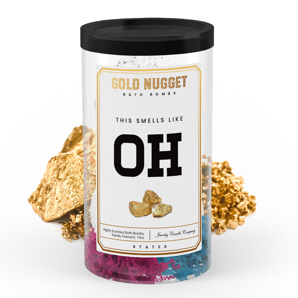 This Smells Like OH State Gold Nugget Bath Bombs