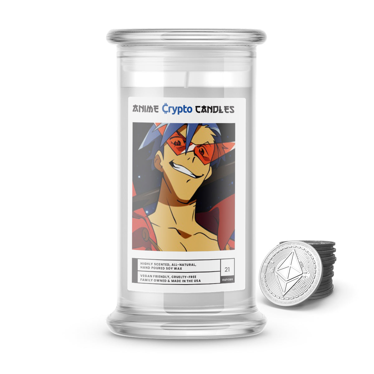 Kamina (カミナ) - Crypto Anime Candles