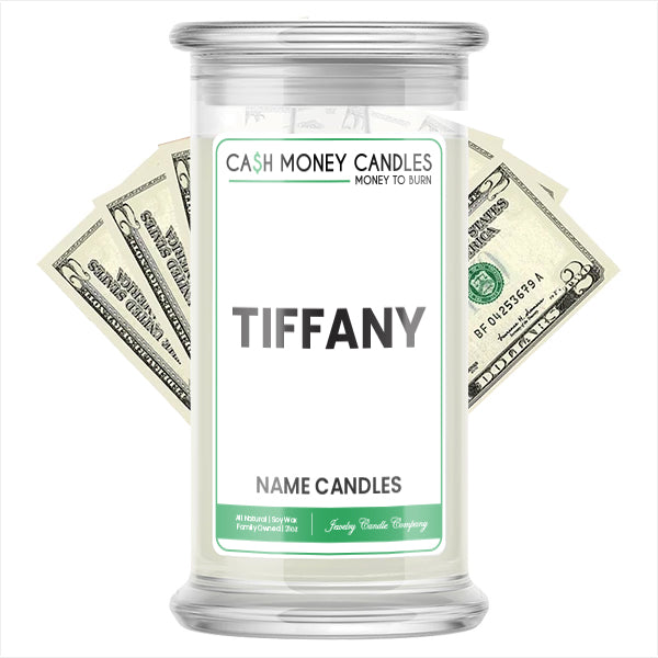 TIFFANY Name Cash Candles