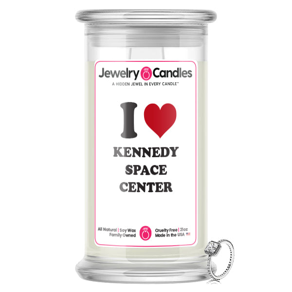 I Love KENNEDY SPACE CENTER  Landmark Jewelry Candles