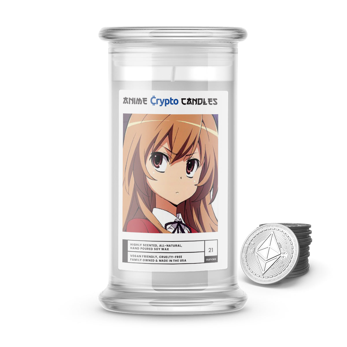 Aisaka, Taiga (逢坂 大河) - Crypto Anime Candles