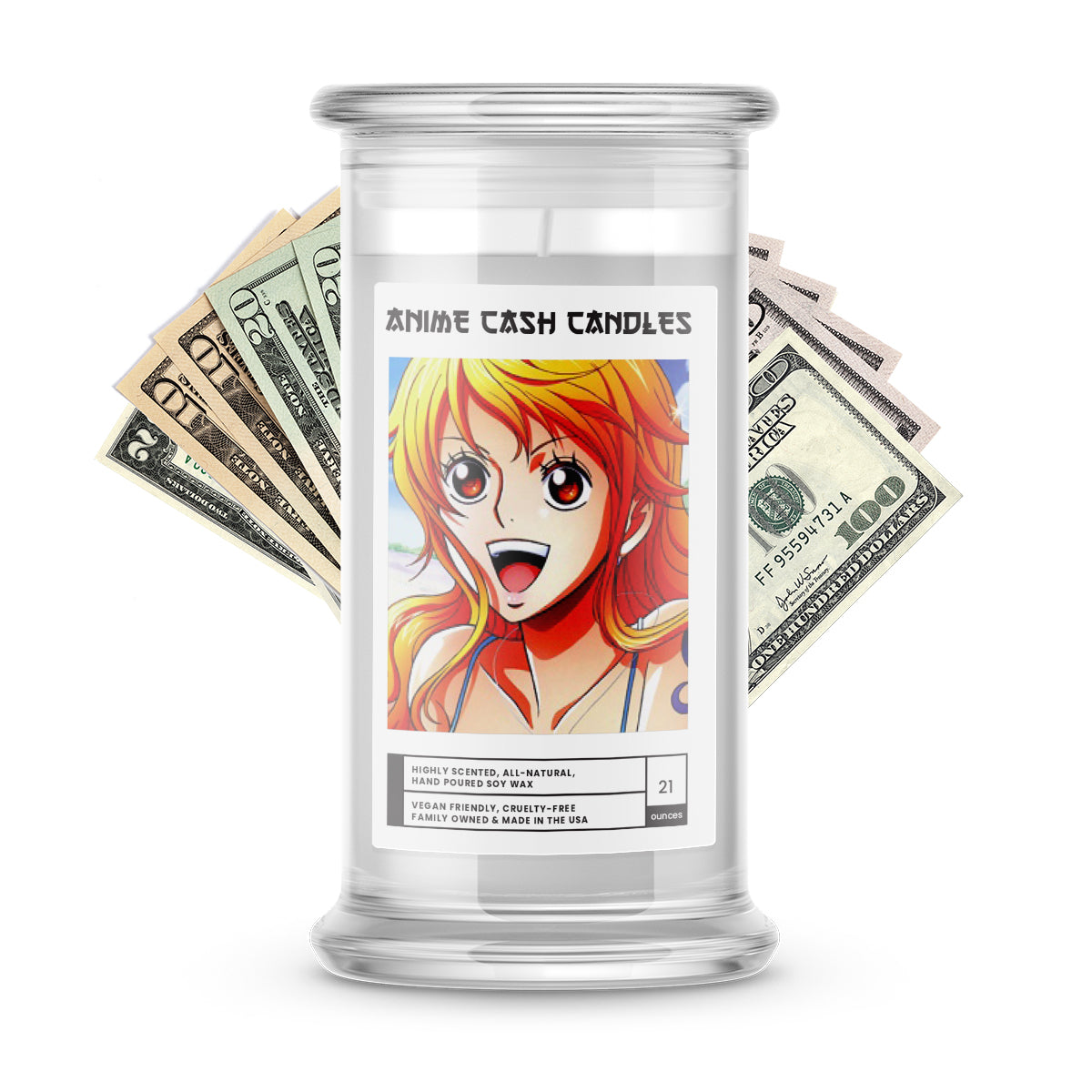 Nami | Anime Cash Candle
