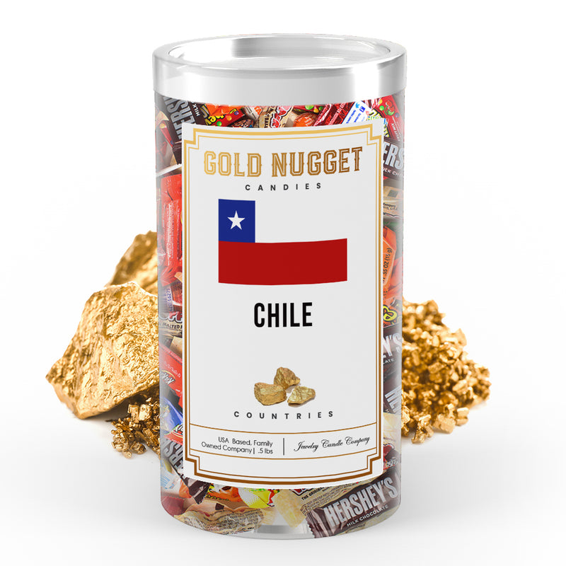 Chile Countries Gold Nugget Candy