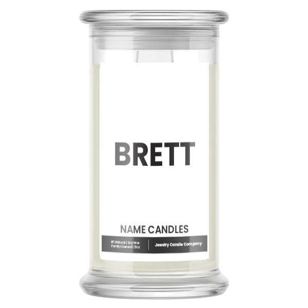BRETT Name Candles