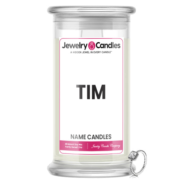 TIM Name Jewelry Candles