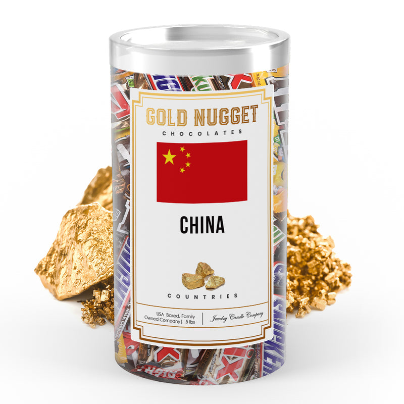 China Countries Gold Nugget Chocolates