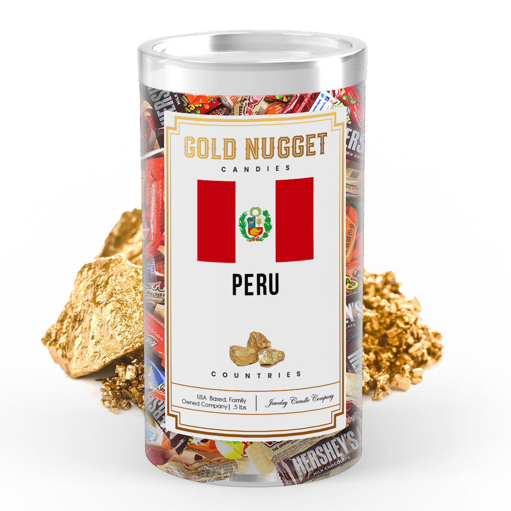 Peru Countries Gold Nugget Candy