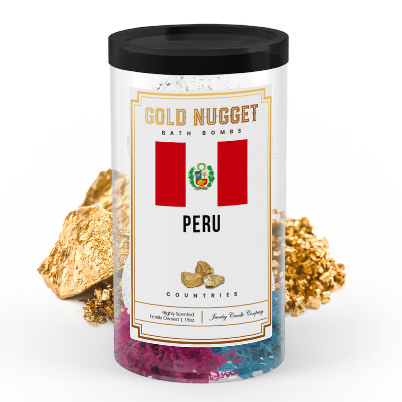 Peru Countries Gold Nugget Bath Bombs