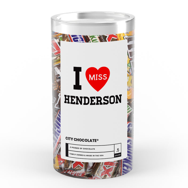 I miss Henderson City Chocolate