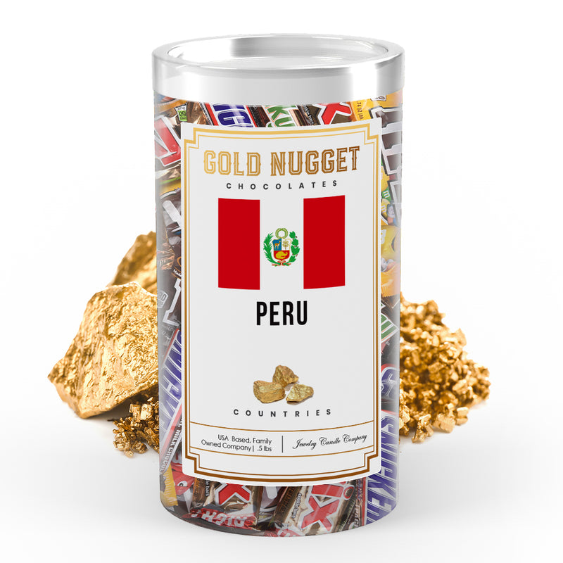 Peru Countries Gold Nugget Chocolates