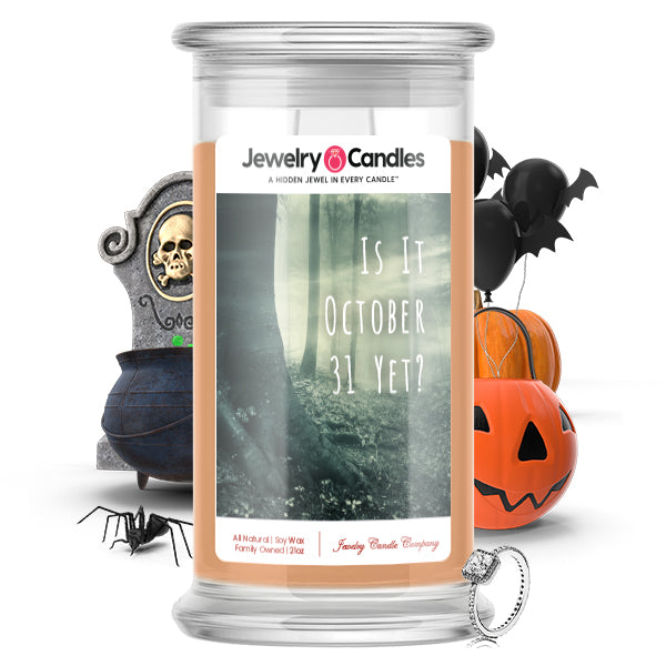 Is it october 31 yet? Jewelry Candle