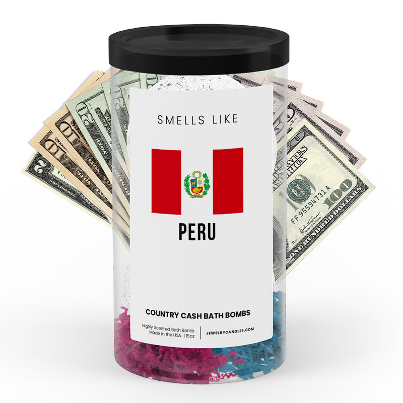 Smells Like Peru Country Cash Bath Bombs