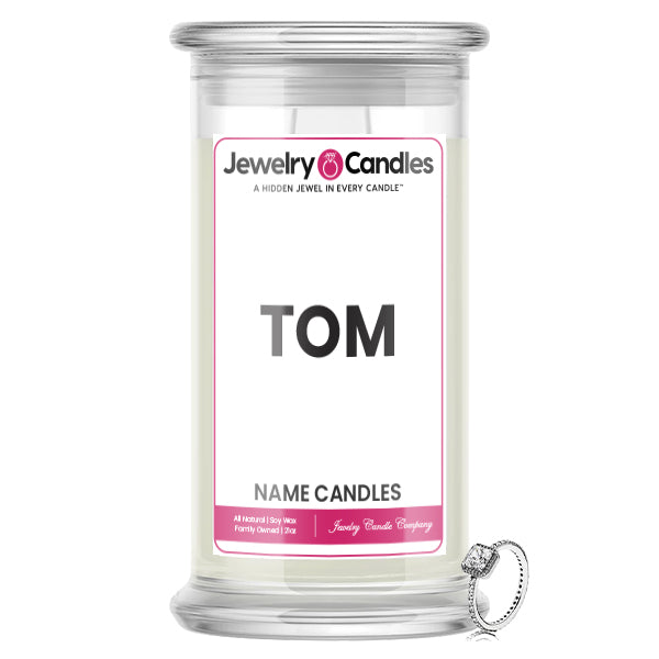 TOM Name Jewelry Candles