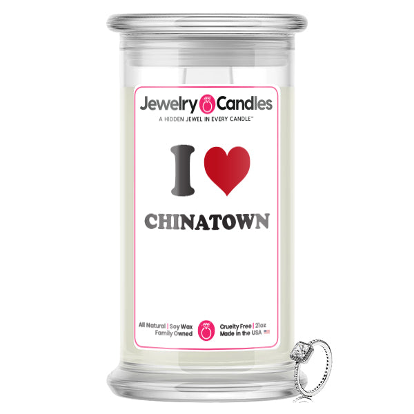 I Love CHINATOWN Landmark Jewelry Candles