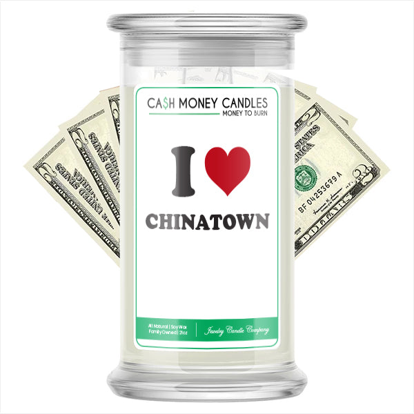 I Love CHINATOWN Landmark Cash Candles