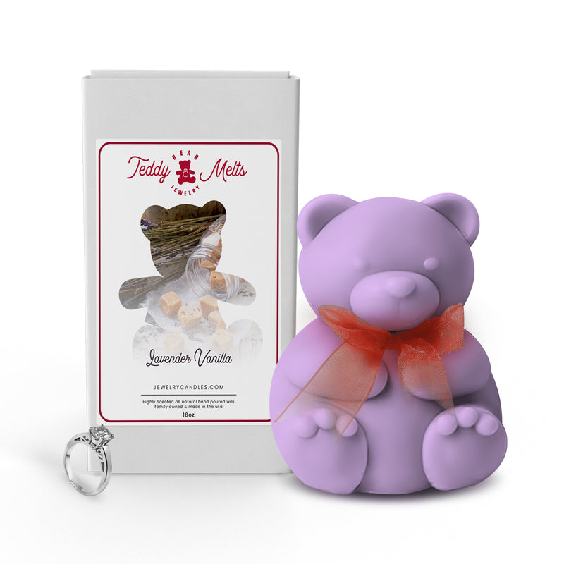 Lavender Vanilla  GIANT Teddy Bear Jewelry Wax Melts