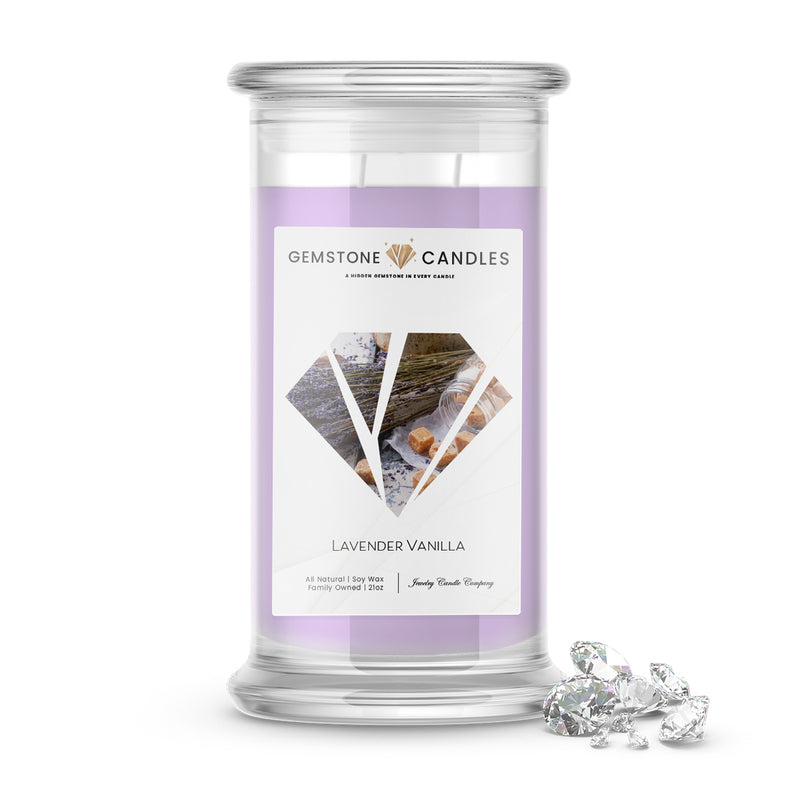 Lavender Vanilla | Gemstone Candles