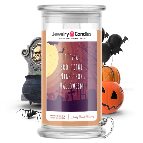 It's a boo-tiful night for halloween Jewelry Candle