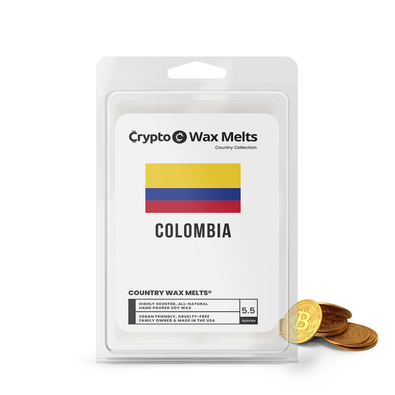 Colombia Country Crypto Wax Melts