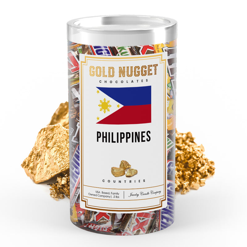 Philippines Countries Gold Nugget Chocolates