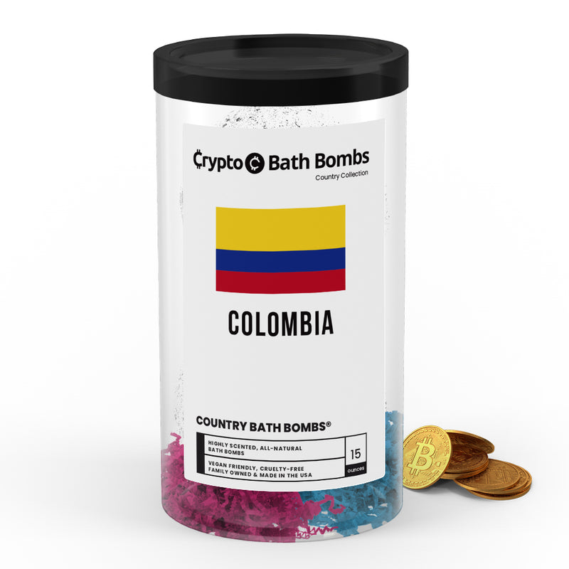 Colombia Country Crypto Bath Bombs