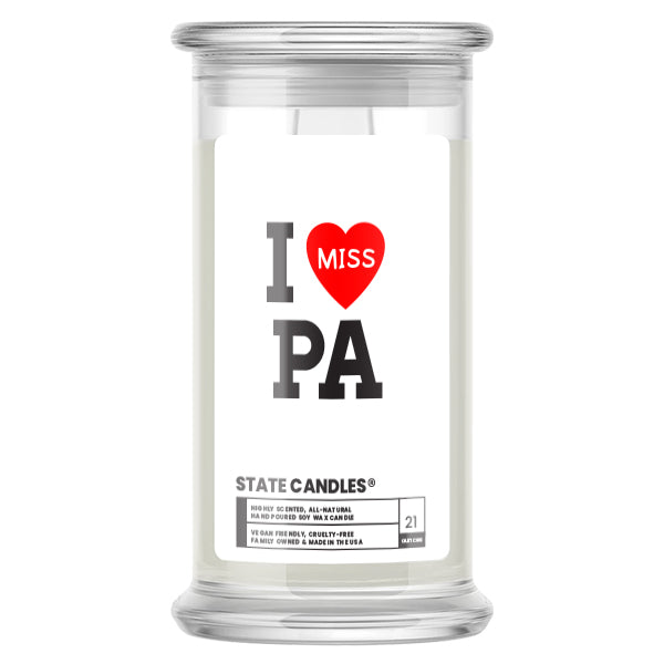 I miss PA State Candle