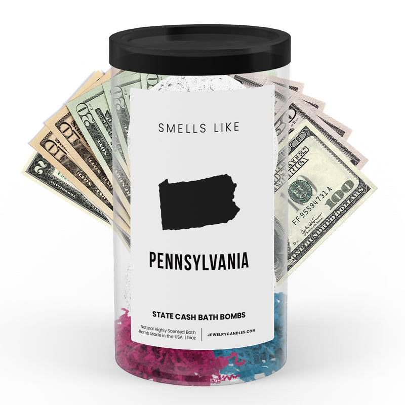 Smells Like Pennsylvania State Cash Bath Bombs