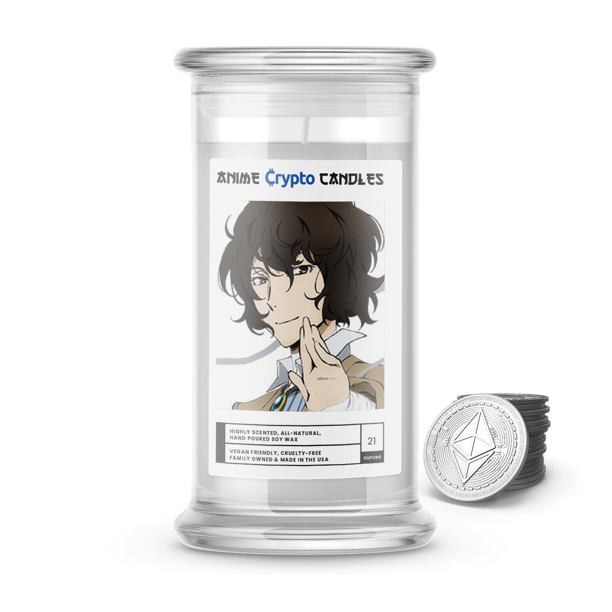 Dazai, Osamu (太宰 治) - Crypto Anime Candles