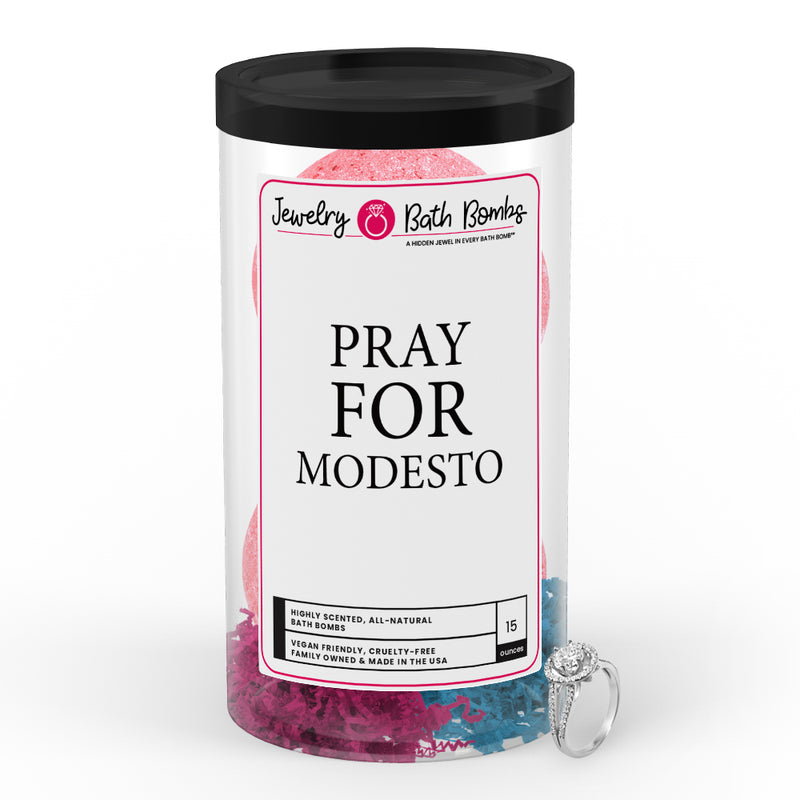 Pray For Modesto Jewelry Bath Bomb