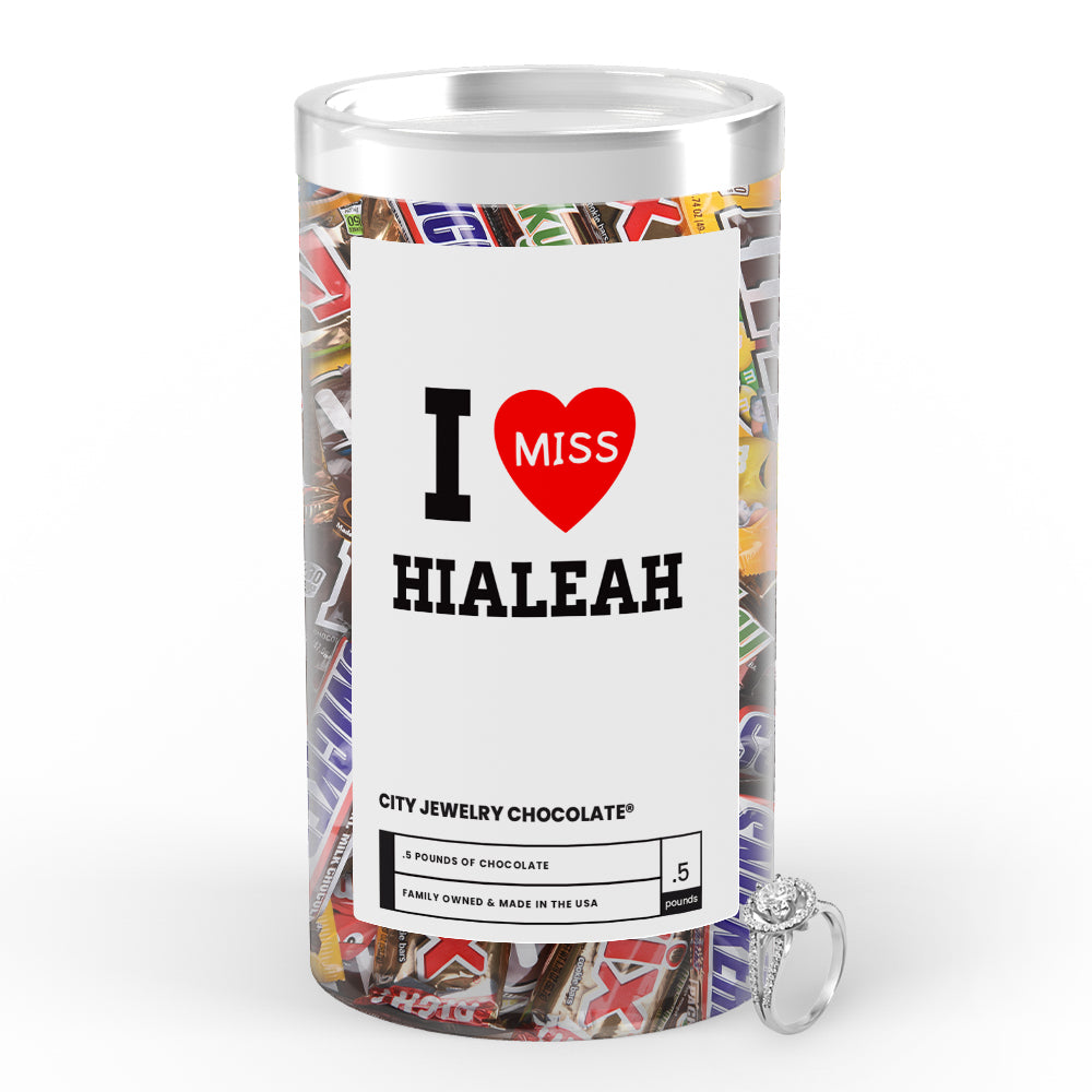 I miss Hialeah City Jewelry Chocolate