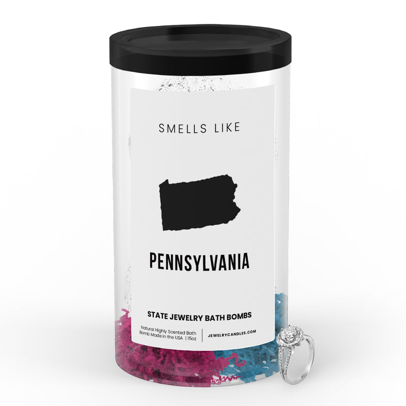 Smells Like Pennsylvania State Jewelry Bath Bombs
