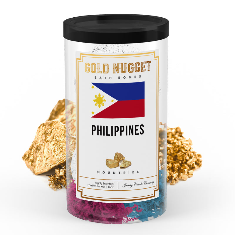 Philippines Countries Gold Nugget Bath Bombs