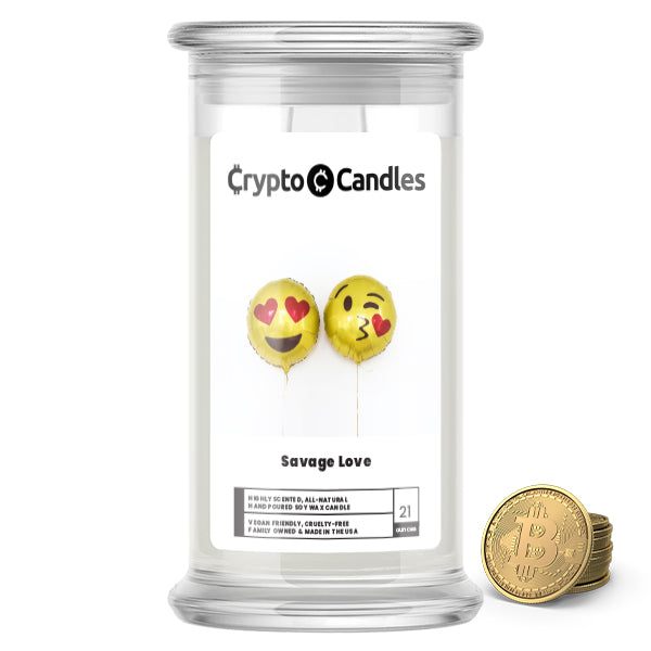 Savage Love Crypto Candle