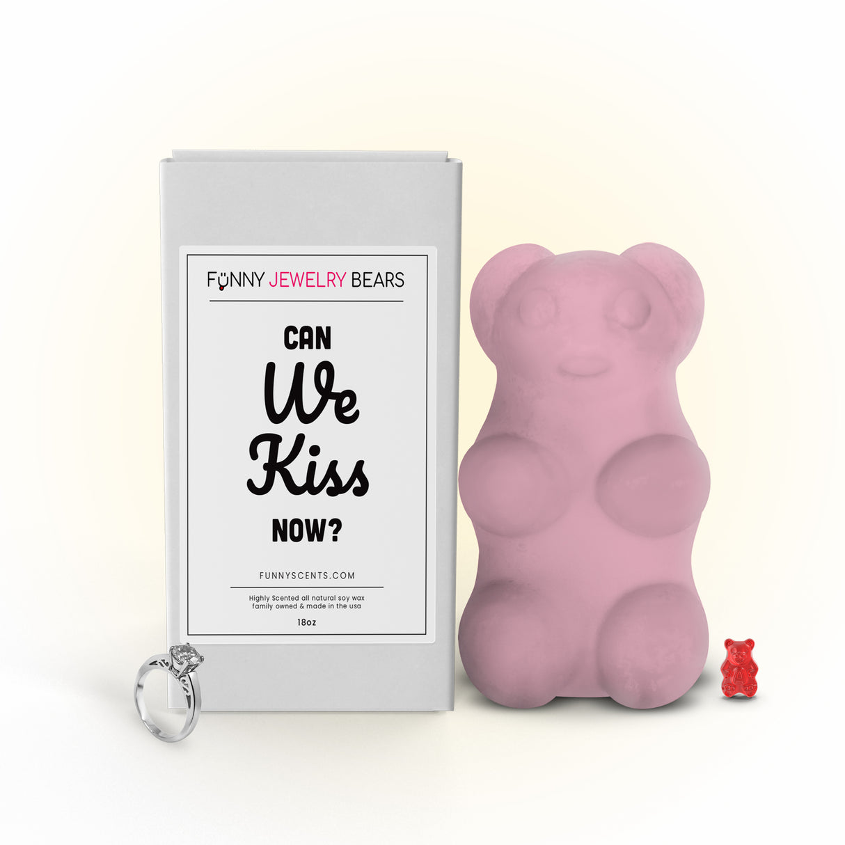 Can We Kiss Now? Funny Jewelry Bear Wax Melts